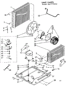 Unit Parts parts for Kenmore Heat Pump System 106.7772092 (1067772092, 106 7772092) from AppliancePartsPros.com
