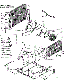 Unit Parts parts for Kenmore Heat Pump System 106.7772191 (1067772191, 106 7772191) from AppliancePartsPros.com