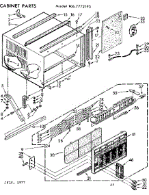 Cabinet Parts parts for Kenmore Heat Pump System 106.7772193 (1067772193, 106 7772193) from AppliancePartsPros.com