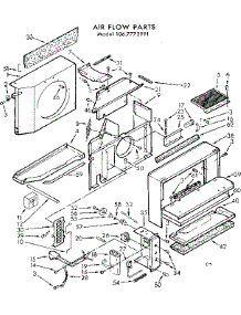 Air Flow Parts parts for Kenmore Heat Pump System 106.7772991 (1067772991, 106 7772991) from AppliancePartsPros.com