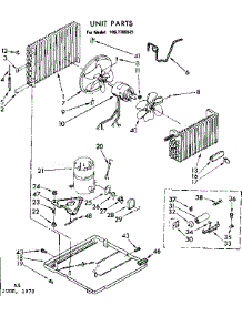 Unit Parts parts for Kenmore Heat Pump System 106.7780521 (1067780521, 106 7780521) from AppliancePartsPros.com