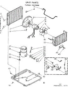 Unit Parts parts for Kenmore Heat Pump System 106.7780550 (1067780550, 106 7780550) from AppliancePartsPros.com