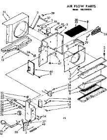 Air Flow Parts parts for Kenmore Heat Pump System 106.7781070 (1067781070, 106 7781070) from AppliancePartsPros.com