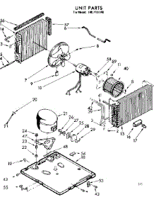 Unit Parts parts for Kenmore Heat Pump System 106.7781140 (1067781140, 106 7781140) from AppliancePartsPros.com
