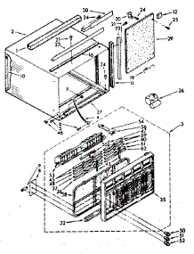 Cabinet Parts parts for Kenmore Heat Pump System 106.7781180 (1067781180, 106 7781180) from AppliancePartsPros.com