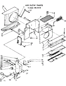 Air Flow Parts parts for Kenmore Heat Pump System 106.7781181 (1067781181, 106 7781181) from AppliancePartsPros.com
