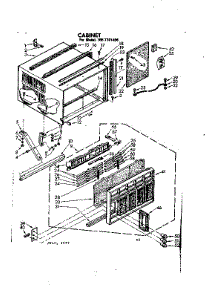 Cabinet Parts parts for Kenmore Heat Pump System 106.7781490 (1067781490, 106 7781490) from AppliancePartsPros.com