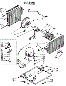 Unit Parts parts for Kenmore Heat Pump System 106.7781542 (1067781542, 106 7781542) from AppliancePartsPros.com