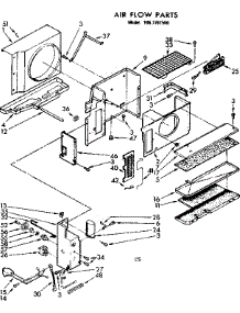 Air Flow Parts parts for Kenmore Heat Pump System 106.7781590 (1067781590, 106 7781590) from AppliancePartsPros.com
