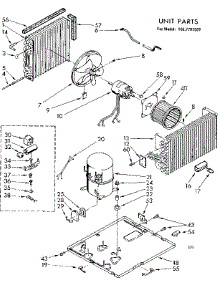 Unit Parts parts for Kenmore Heat Pump System 106.7781591 (1067781591, 106 7781591) from AppliancePartsPros.com
