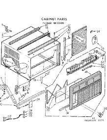 Cabinet Parts parts for Kenmore Heat Pump System 106.7781810 (1067781810, 106 7781810) from AppliancePartsPros.com