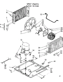 Unit Parts parts for Kenmore Heat Pump System 106.7781811 (1067781811, 106 7781811) from AppliancePartsPros.com