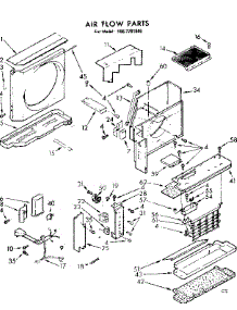 Air Flow Parts parts for Kenmore Heat Pump System 106.7781840 (1067781840, 106 7781840) from AppliancePartsPros.com