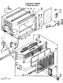 Cabinet Parts parts for Kenmore Heat Pump System 106.7781841 (1067781841, 106 7781841) from AppliancePartsPros.com