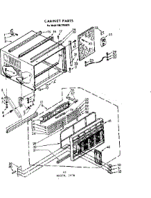 Cabinet Parts parts for Kenmore Heat Pump System 106.7781870 (1067781870, 106 7781870) from AppliancePartsPros.com