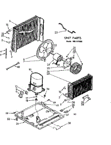 Unit Parts parts for Kenmore Heat Pump System 106.7781880 (1067781880, 106 7781880) from AppliancePartsPros.com