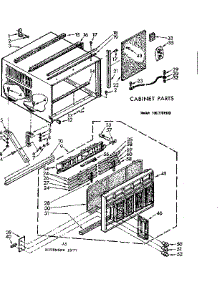 Cabinet Parts parts for Kenmore Heat Pump System 106.7781880 (1067781880, 106 7781880) from AppliancePartsPros.com
