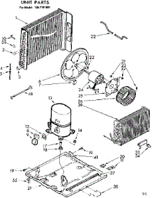 Unit Parts parts for Kenmore Heat Pump System 106.7781881 (1067781881, 106 7781881) from AppliancePartsPros.com