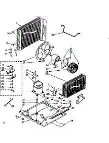 Unit Parts parts for Kenmore Heat Pump System 106.7782091 (1067782091, 106 7782091) from AppliancePartsPros.com