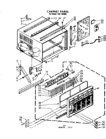 Cabinet Parts parts for Kenmore Heat Pump System 106.7782091 (1067782091, 106 7782091) from AppliancePartsPros.com