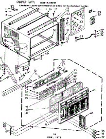 Cabinet Parts parts for Kenmore Heat Pump System 106.7782191 (1067782191, 106 7782191) from AppliancePartsPros.com