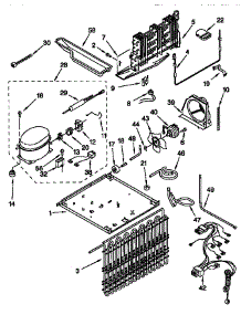 Unit parts for Kenmore Refrigerator 106.77828791 (10677828791, 106 77828791) from AppliancePartsPros.com