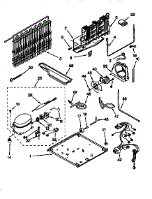 Unit parts for Kenmore Refrigerator 106.77861790 (10677861790, 106 77861790) from AppliancePartsPros.com