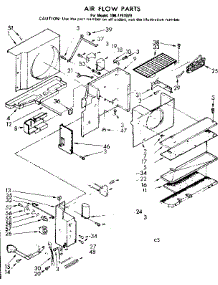 Air Flow Parts parts for Kenmore Heat Pump System 106.7791070 (1067791070, 106 7791070) from AppliancePartsPros.com