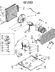 Unit Parts parts for Kenmore Heat Pump System 106.7791540 (1067791540, 106 7791540) from AppliancePartsPros.com
