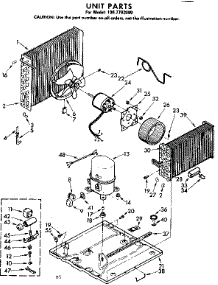 Unit Parts parts for Kenmore Heat Pump System 106.7792080 (1067792080, 106 7792080) from AppliancePartsPros.com