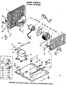 Unit Parts parts for Kenmore Heat Pump System 106.7792090 (1067792090, 106 7792090) from AppliancePartsPros.com