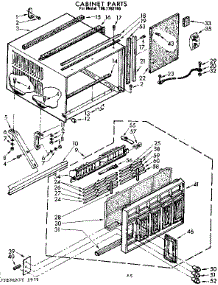 Cabinet Parts parts for Kenmore Heat Pump System 106.7792190 (1067792190, 106 7792190) from AppliancePartsPros.com