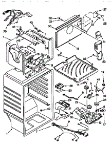 Liner parts for Kenmore Refrigerator 106.77992790 (10677992790, 106 77992790) from AppliancePartsPros.com