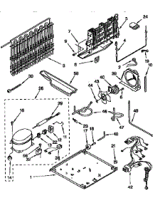 Unit parts for Kenmore Refrigerator 106.77992790 (10677992790, 106 77992790) from AppliancePartsPros.com