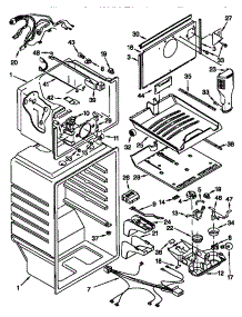 Liner parts for Kenmore Refrigerator 106.78207890 (10678207890, 106 78207890) from AppliancePartsPros.com