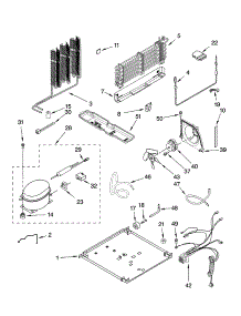 Unit Parts parts for Kenmore Refrigerator 106.78212801 (10678212801, 106 78212801) from AppliancePartsPros.com
