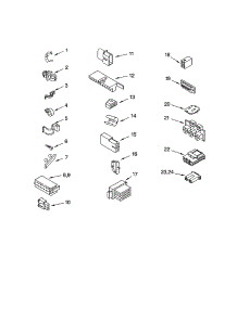 Wiring Harness parts for Kenmore Washer 110.25852400 (11025852400, 110 25852400) from AppliancePartsPros.com