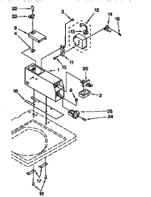 Meter Case parts for Kenmore Washer 110.26058690 (11026058690, 110 26058690) from AppliancePartsPros.com