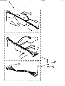 Wiring Harness parts for Kenmore Washer 110.26058690 (11026058690, 110 26058690) from AppliancePartsPros.com