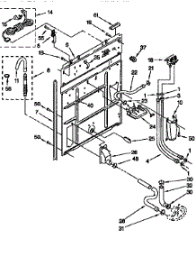 Rear Panel parts for Kenmore Washer 110.26058690 (11026058690, 110 26058690) from AppliancePartsPros.com