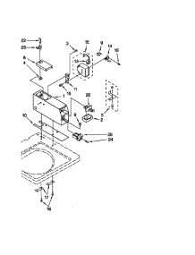 Meter Case parts for Kenmore Washer 110.26071690 (11026071690, 110 26071690) from AppliancePartsPros.com