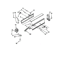 Console Panel parts for Kenmore Washer 110.26071690 (11026071690, 110 26071690) from AppliancePartsPros.com
