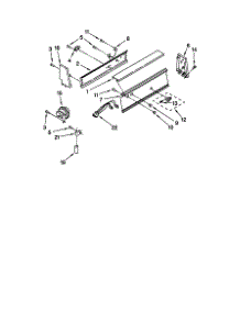 Console Panel parts for Kenmore Washer 110.26071691 (11026071691, 110 26071691) from AppliancePartsPros.com