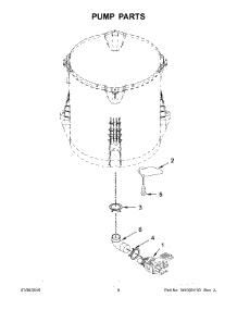 Pump Parts parts for Kenmore Washer 110.26132411 (11026132411, 110 26132411) from AppliancePartsPros.com
