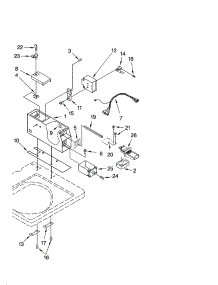Meter Case Parts parts for Kenmore Washer 110.26152500 (11026152500, 110 26152500) from AppliancePartsPros.com