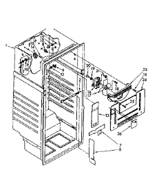 Liner Parts parts for Kenmore Refrigerator 106.8748470 (1068748470, 106 8748470) from AppliancePartsPros.com