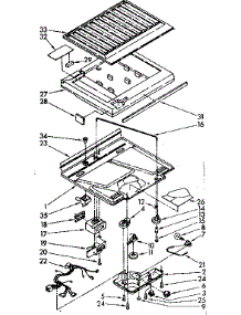 Compartment Separator Parts parts for Kenmore Refrigerator 106.8748470 (1068748470, 106 8748470) from AppliancePartsPros.com