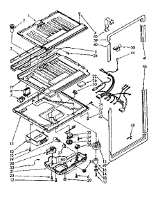Compartment Separator And Control parts for Kenmore Refrigerator 106.8748672 (1068748672, 106 8748672) from AppliancePartsPros.com
