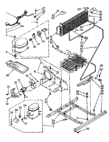 Unit parts for Kenmore Refrigerator 106.8748672 (1068748672, 106 8748672) from AppliancePartsPros.com