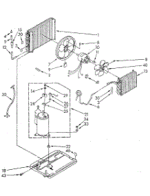 Unit parts for Kenmore Room Air Conditioner 106.8750510-AC (1068750510-AC, 106 8750510-AC) from AppliancePartsPros.com